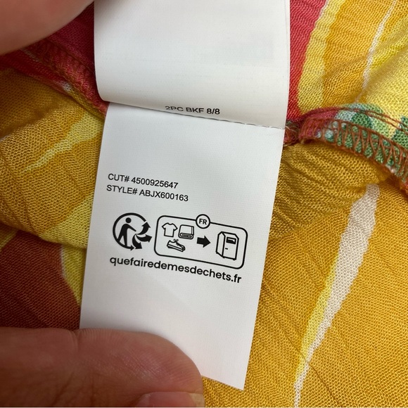 Billabong Love Land Floral Open Cardigan Kimono Beach Cover Up Size M / L - Picture 8 of 11